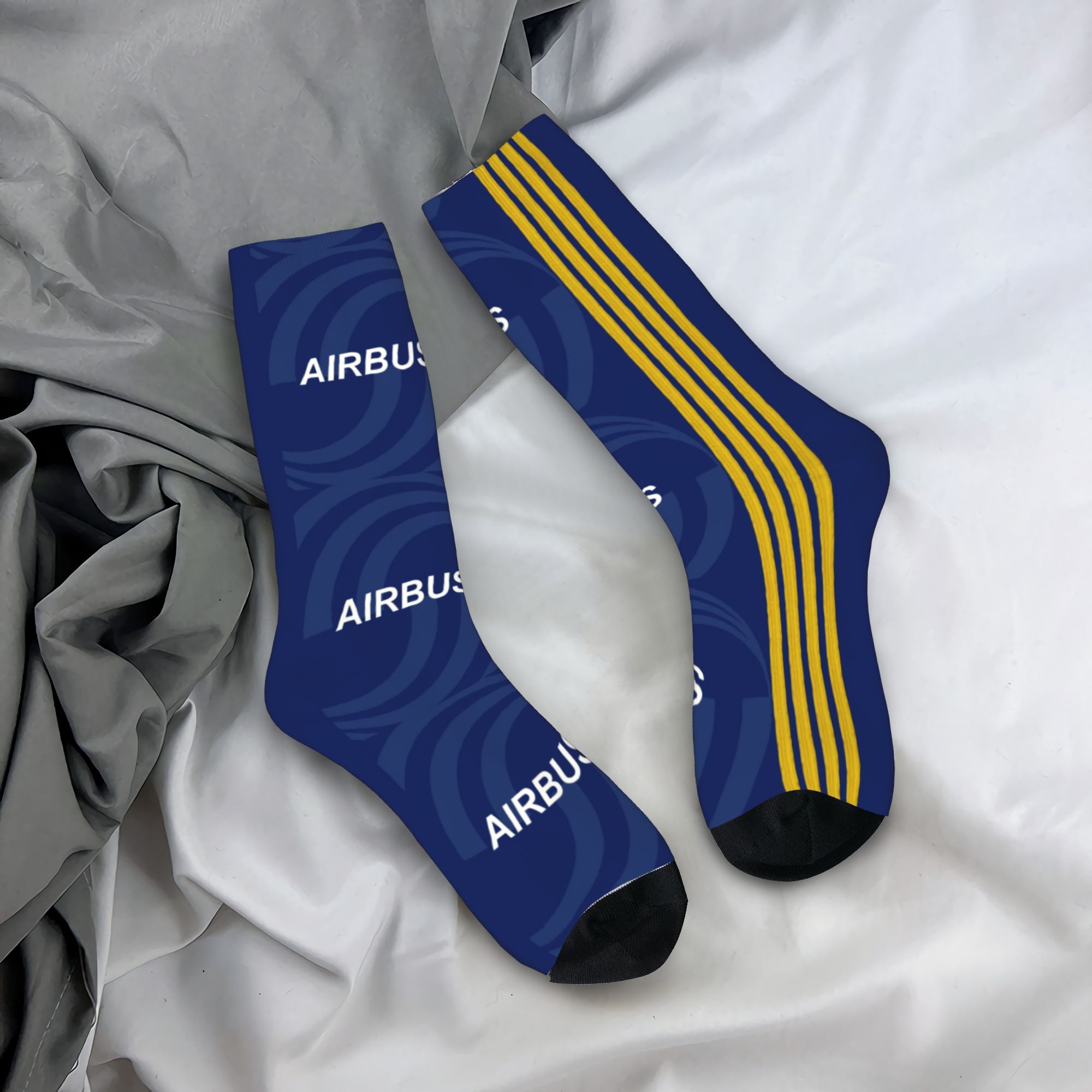 Women'S Fashion Socks - Chaussettes personnalisées imprimées pour pilotes d'avion