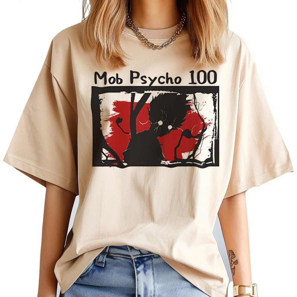 Women'S Fashion In The 80S - T-shirt Mob Psycho 100 pour femmes,