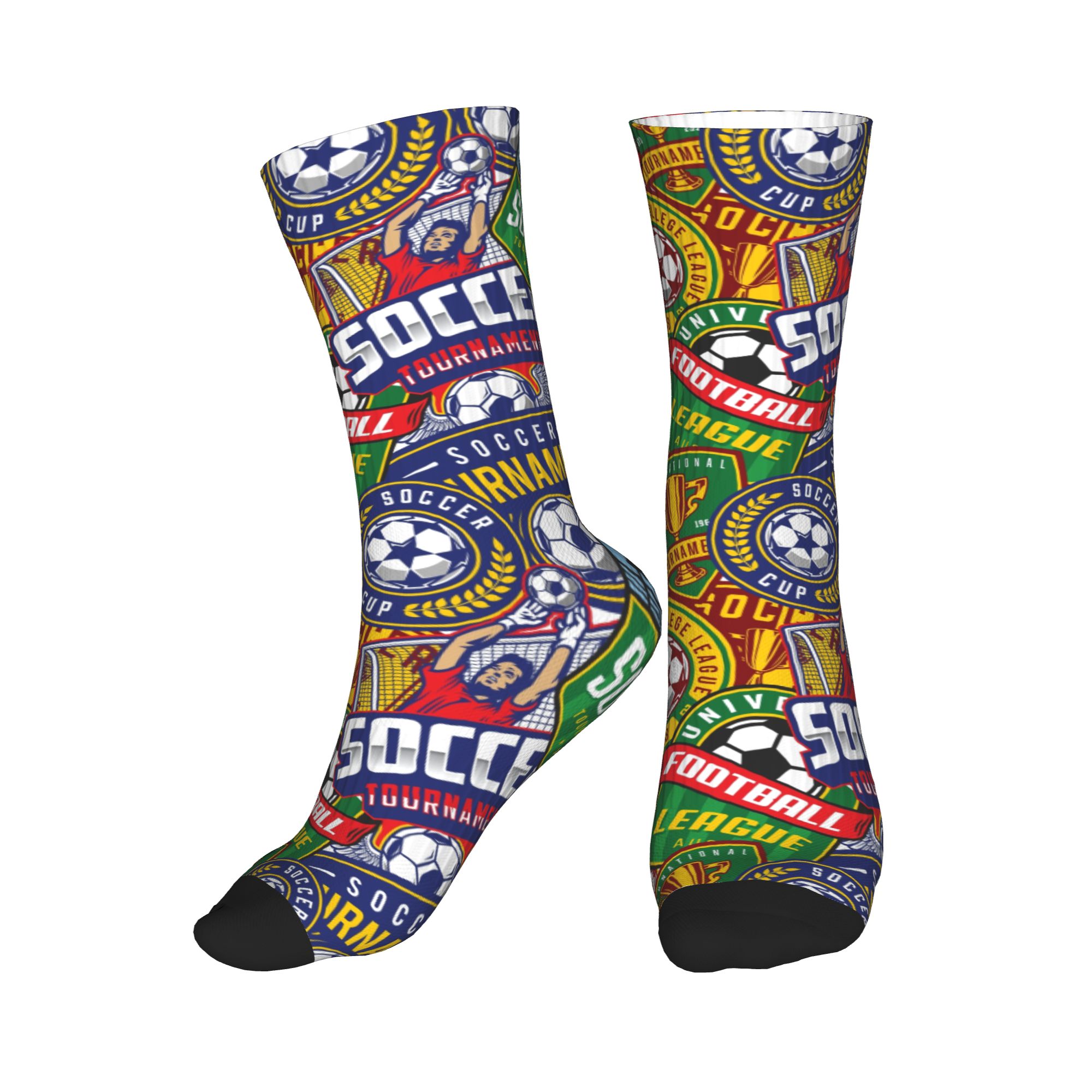 Women'S Fashion Socks - Chaussettes de sport rétro à motif
