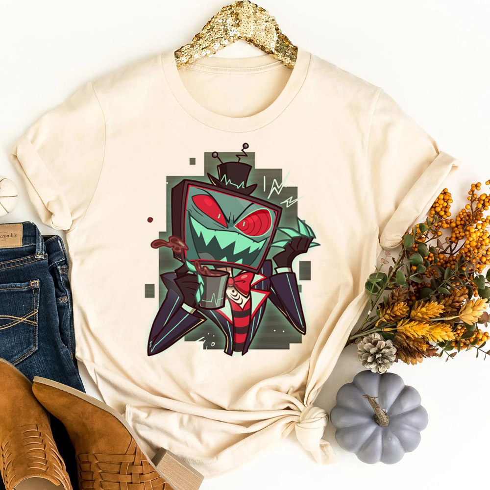 T-shirt Hazbin Hotel shoujo, m - Women'S Fashion In The 80S avis et prix