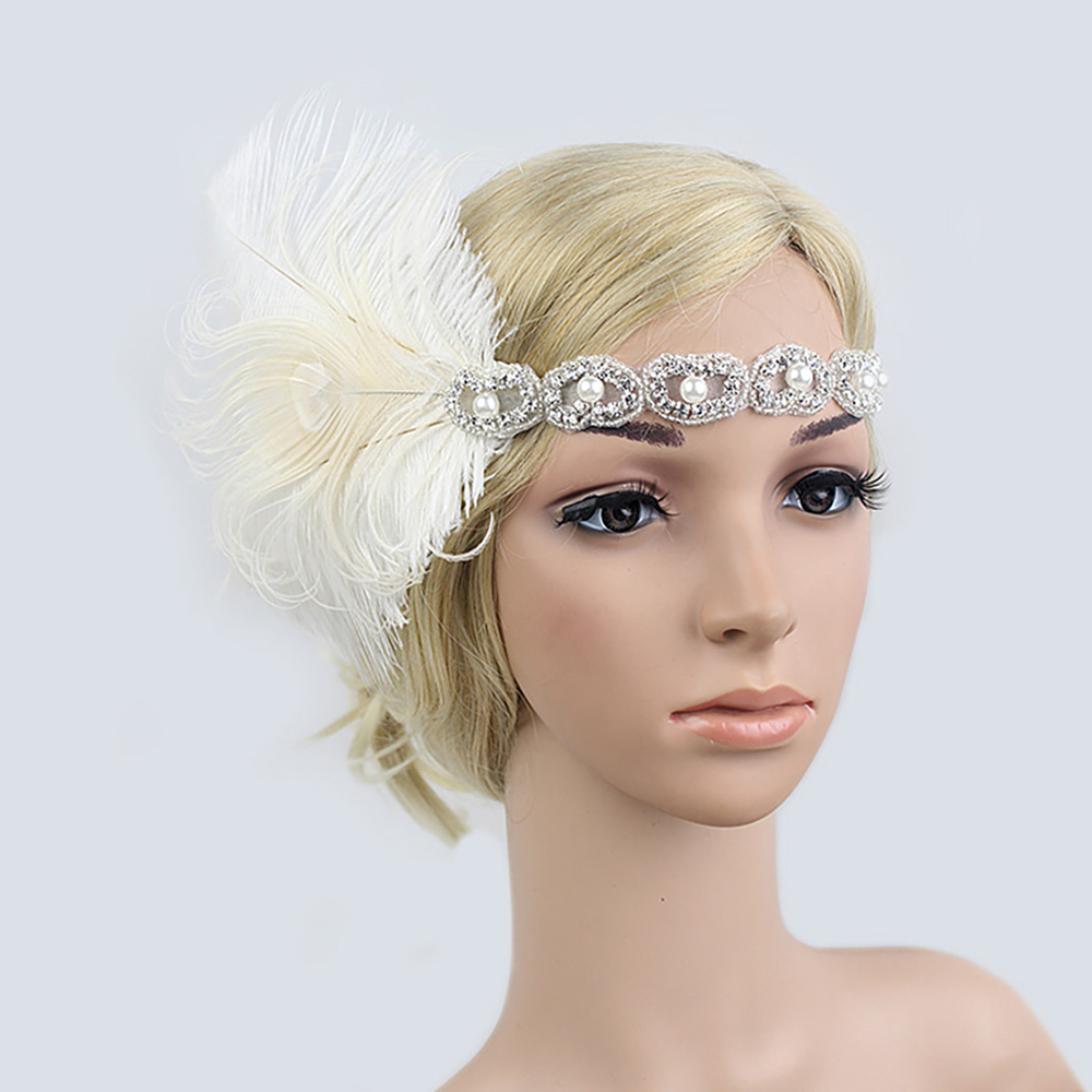 Bandeau à plumes et strass pou - Women'S Fashion In 1920 avis et prix