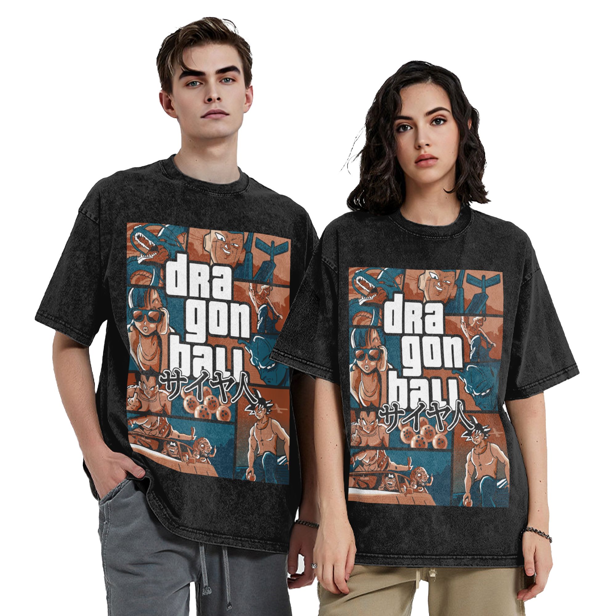 T-shirts lavés Grand Theft Dra - Women Fashion Png avis et prix
