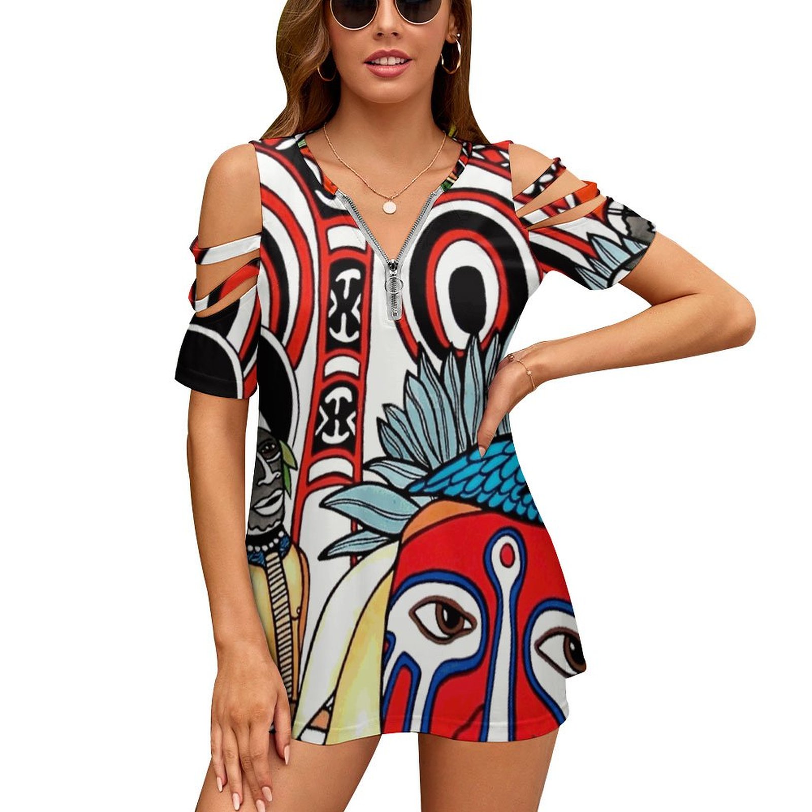 T-Shirt à Manches Courtes et C - Women Fashion Png avis et prix