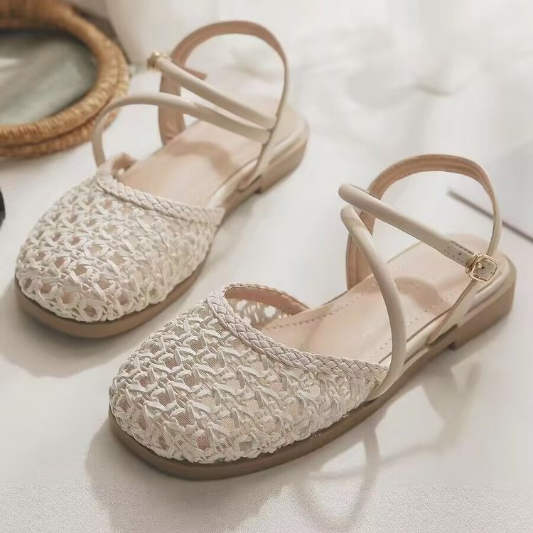 Sandales fermées de style fran - Women'S Fashion Sandals avis et prix