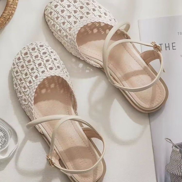 Sandales fermées de style fran - Women'S Fashion Sandals avis et prix