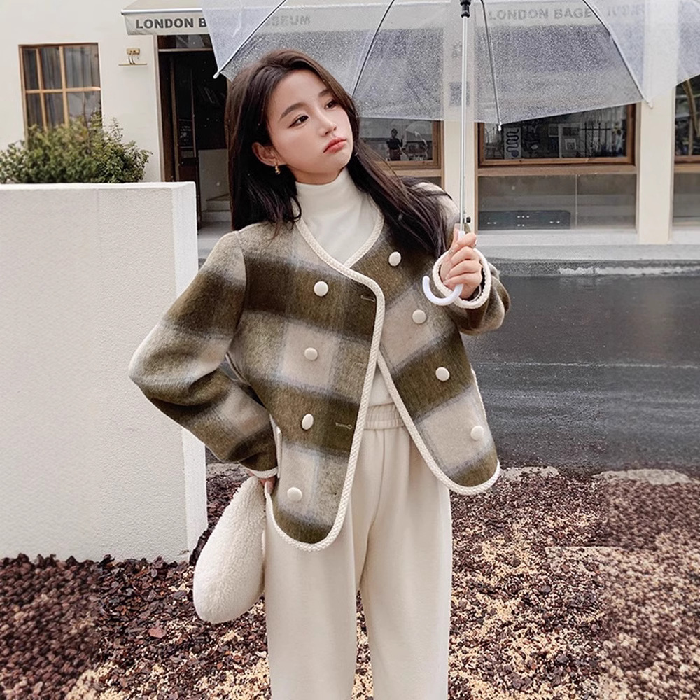 Veste en tweed bleue pour femm - Sherpa Coat Women avis et prix
