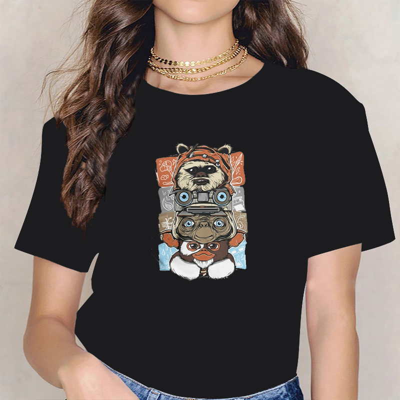 T-shirt Gremlins Gizmo Monster - Women'S Fashion In The 80S avis et prix
