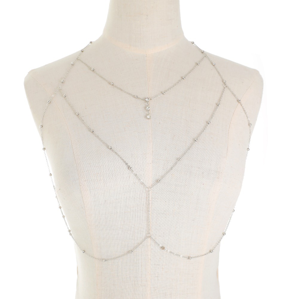 Bijoux de poitrine en cristal  - Women'S Fashion Harness avis et prix