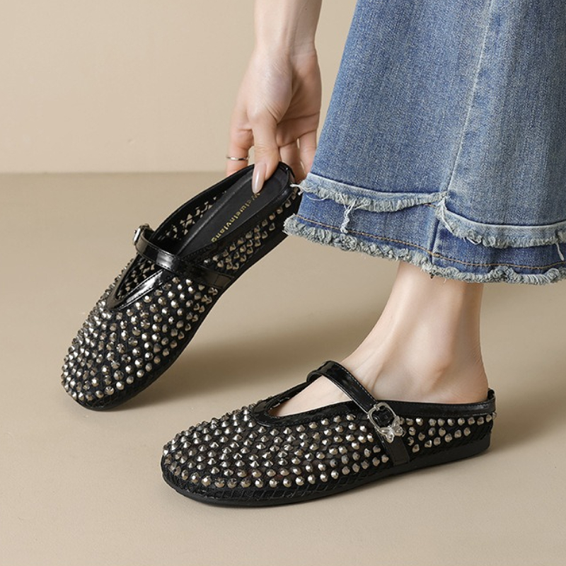 Maille strass marque pantoufle - Women'S Fashion Sandals avis et prix