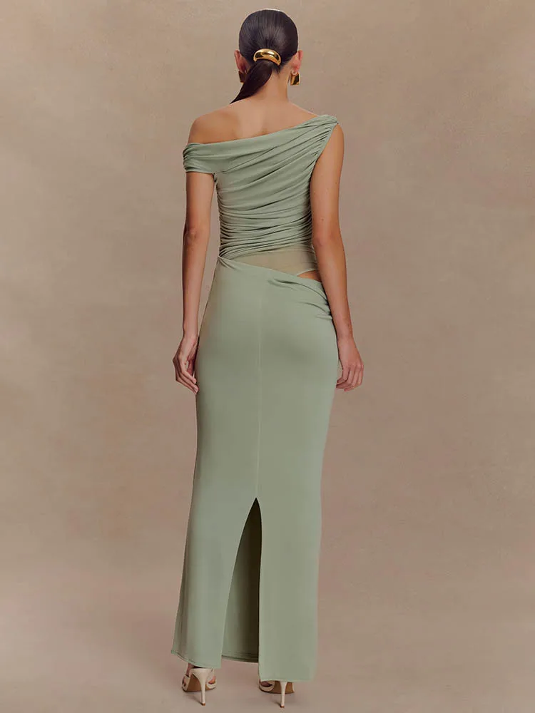 Une épaule Slinky Sexy robe Ma - Women'S Fashion In 1920 avis et prix