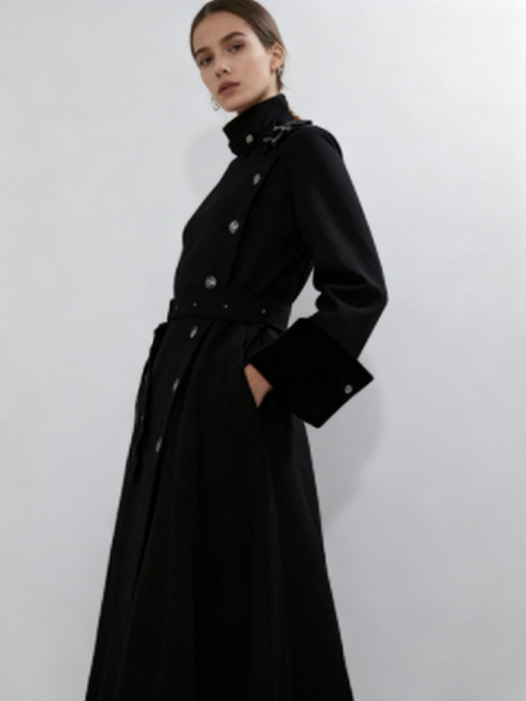 Manteau long en laine élégant  - Women'S Fashion Jackets avis et prix