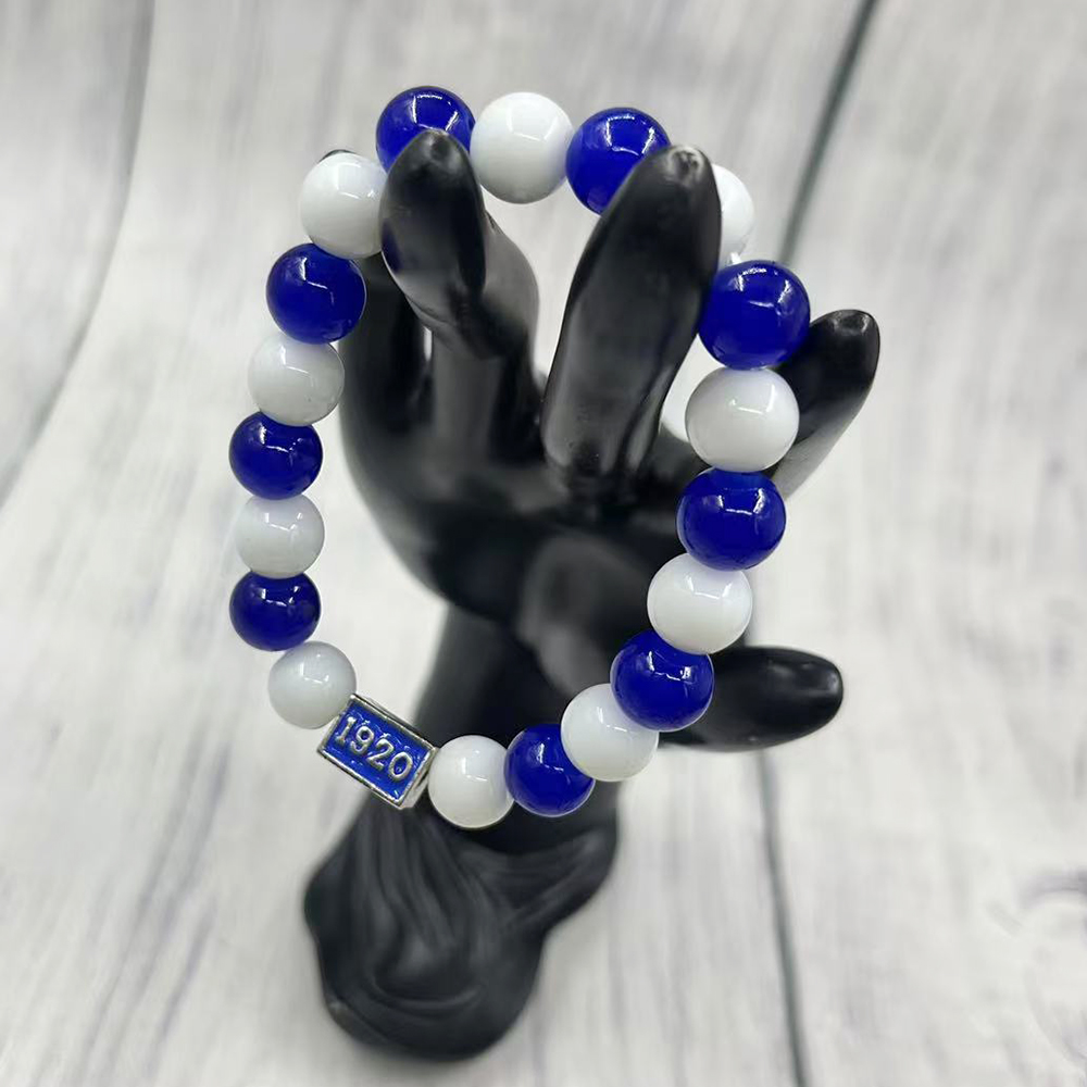 Bracelet en perles de verre bl - Women'S Fashion In 1920 avis et prix