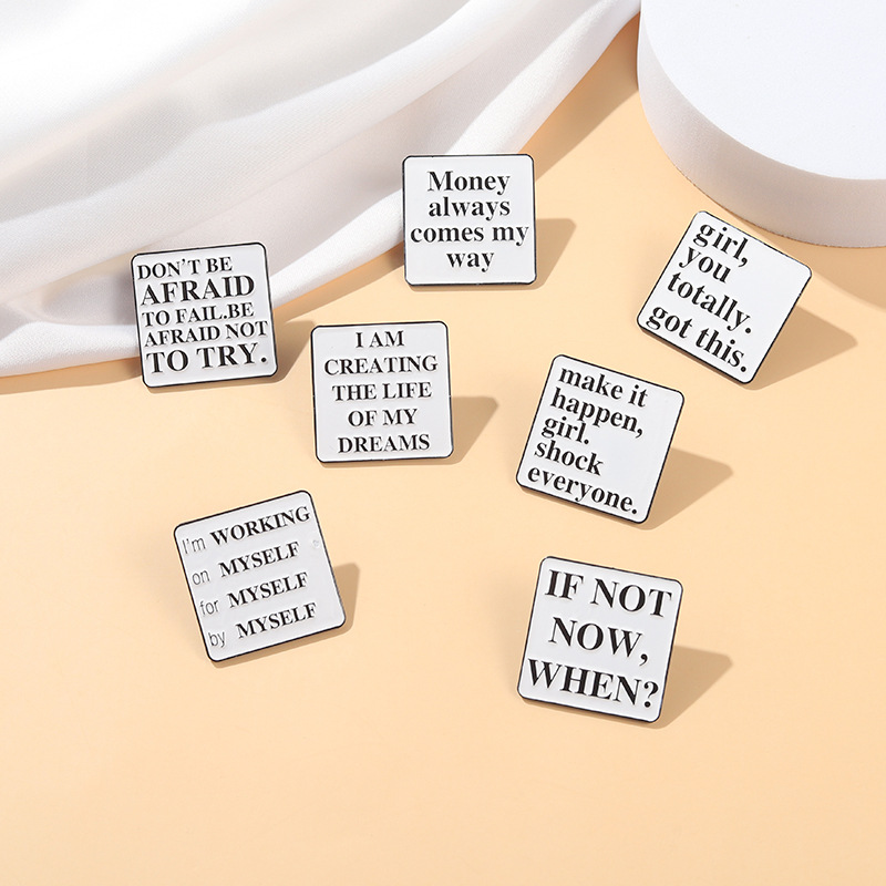 If Not Now-Épinglette en Émail - Women Fashion Now avis et prix