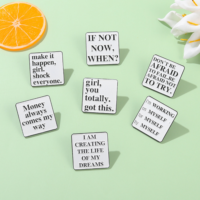 If Not Now-Épinglette en Émail - Women Fashion Now avis et prix