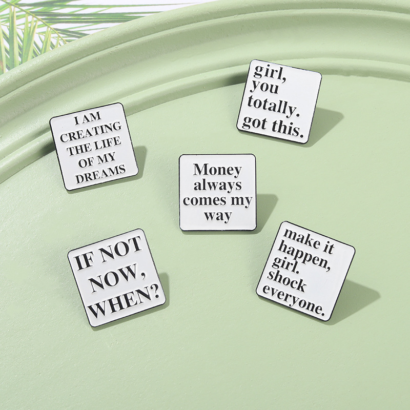 If Not Now-Épinglette en Émail - Women Fashion Now avis et prix
