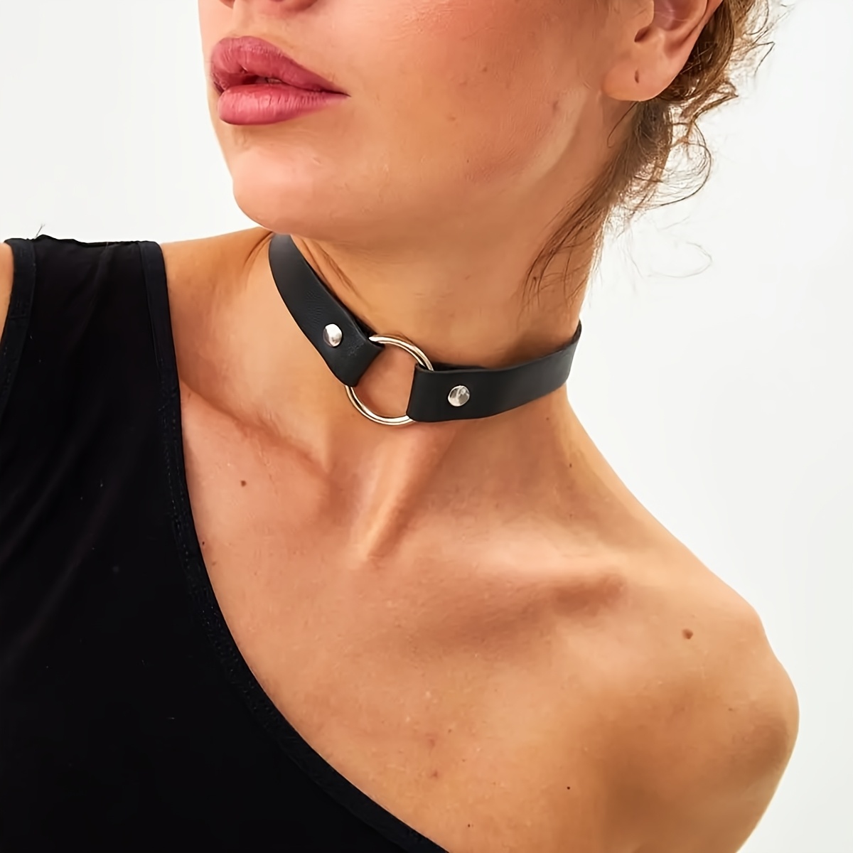 Harnais de cou en cuir sexy po - Women'S Fashion Harness avis et prix
