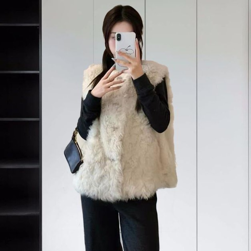 Gilet en fausse fourrure sherp - Sherpa Coat Women avis et prix
